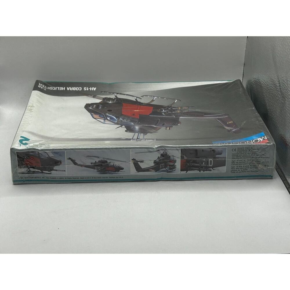 MONOGRAM BELL AH-1S COBRA HELICOPTER 1:48 PLASTIC MODEL Kit Complete Sealed - Picture 2 of 3